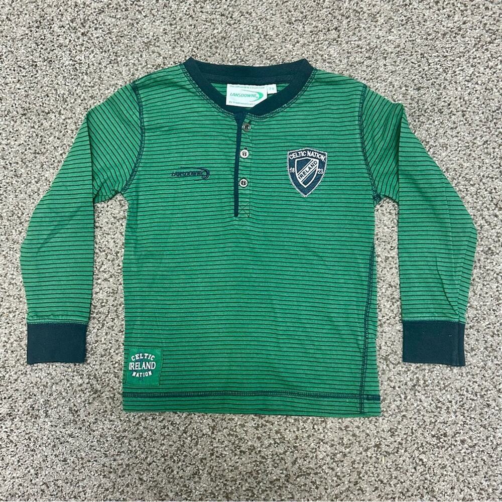 Landsdowne Collection Boys Ireland Rugby Long Sleeve Shirt Size 7